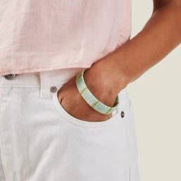 Accessorize London Women's Mint Wrapped Bangle Bracelet-picture-42