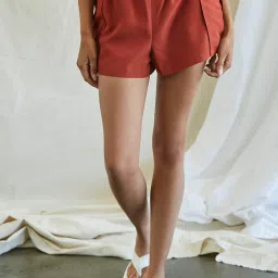 Forever 21 Rust Regular Fit Shorts image 1