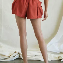 Forever 21 Rust Regular Fit Shorts image 2