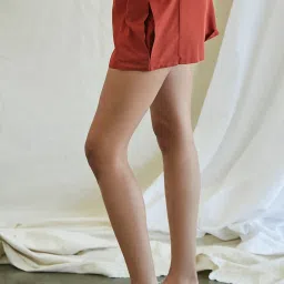 Forever 21 Rust Regular Fit Shorts image 3