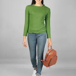 Label nyc apparel Women Solid Full-Sleeve Top-image-9