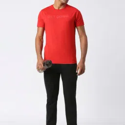 Pepe Jeans KEVIN Red Slim Fit Printed Crew T-Shirt image 5