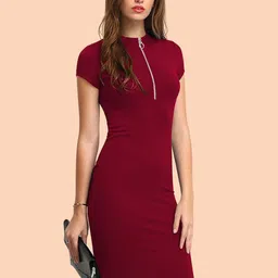 DressBerry Women Round Neck Bodycon Dress-picture-16