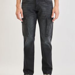 Antony Morato Men Tapered Fit Mid-Rise Low Distress Heavy Fade Jeans-picture-10