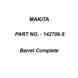 Makita Barrel Complete Suitable For MT860, Part No 142706-5-picture-35
