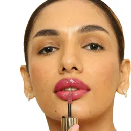 Dunamiss Cosmetics Glossy & Long Lasting Lip Oil- 3.8 ml- Maria- Mauve Magic image 3