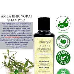 DRONTIKA Amla Bhringraj Shampoo- 210 ml image 2
