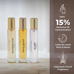 chokore CHOKORECHOKORE Women Set Of 3 Elixir, Scandalous, & Date Night Eau de Parfum - 15 ml Each image 5