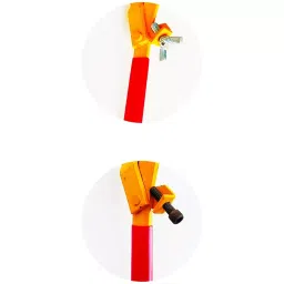 MEC Adjustable Wrench Holder Tool Set 132 mm Max. Opening with Rubber Grip Handle (Set of 2 Pcs) image 2