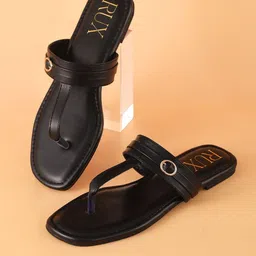 RUXBYPAYAL Women Open Toe Flats-picture-36