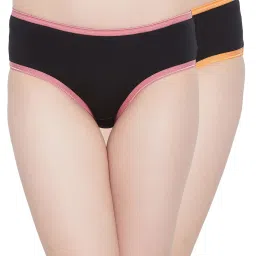 Clovia Multicolor Cotton Hipster Panty (Pack Of 2) image 1