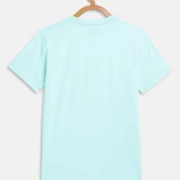 Octave Kids Glacier Blue Cotton Printed T-Shirt image 2