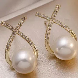 DressBerry Gold-Plated Stud Earrings-picture-23