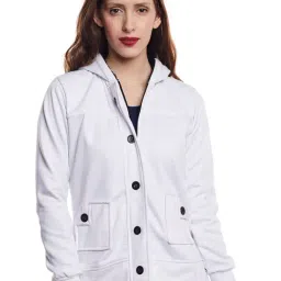 Belle Fille White Regular Fit Jacket-image-38