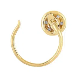 Malabar Gold and Diamonds 18 kt Gold & Diamond Nosepin image 2