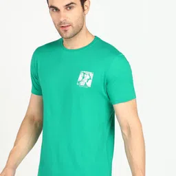 Provogue Men Typography Applique T-shirt image 4