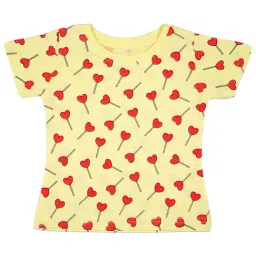Bodycare Kids Yellow Printed T-Shirt-picture-31