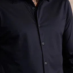 WROGN Comfort Slim Fit Spread Collar Pure Cotton Casual Shirt image 3