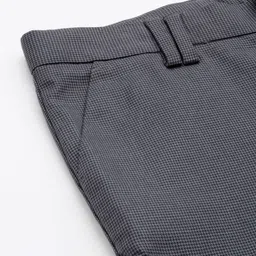 Allen Solly Junior Boys Checked Slim Fit Trousers image 3