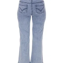 Cutecumber Kids Blue Embroidered Jeans image 2
