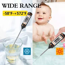 HSETIN Digital Food Thermometer with -50°C to 300°C Temperature Range and 0.1 °C Resolution, TP-101-2 (Pack of 2) image 3