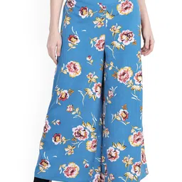 Deewa Women Printed Relaxed Easy Wash Trousers-picture-15