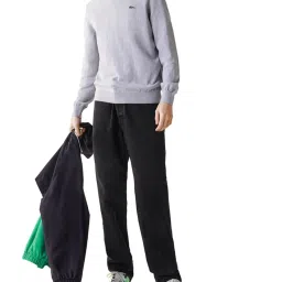 Lacoste Grey Classic Fit Sweater image 3