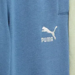 Puma Boys Blue Cotton Printed Pants image 3