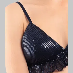 Da Intimo Navy Non Wired Non Padded Bralette Bra image 5