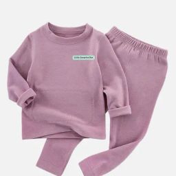 Little Surprise Box Unisex Pink Solid Full Sleeves Thermal-picture-19