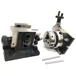 Assorts Rotary Milling Table Set Iron 80 mm (3 Inch) Size 65 mm Chuck Size 3 Jaws Self Centering Chuck image 4