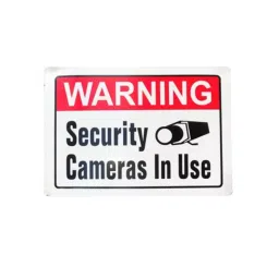 Color World Express Canvas Printed Safety Camera In Use Signage without Frame 11x17 inch (Pack of 2)-picture-38