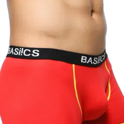 BASIICS by La Intimo Red & White Solid Trunks (Pack of 2) image 4