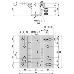 TAKIGEN Stainless Steel Two-Axis Spring Hinge Barrel Polishing 420 g, B-1247(TR-17) image 2