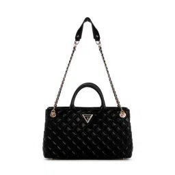 Guess Black Quilted Giully Girlfriend Shoulder Bag-image-20