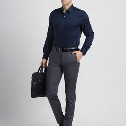 Turtle Men Tailored Skinny Fit Trousers image 4