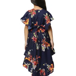 Wish little Flared Sleeve Crepe Fit & Flare Dress image 5