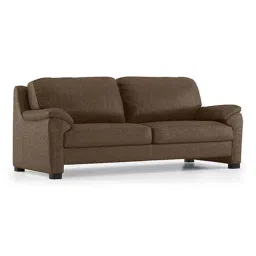 urban ladder create Farina Essential 3 Seater Fabric Sofa in Mocha Colour image 2