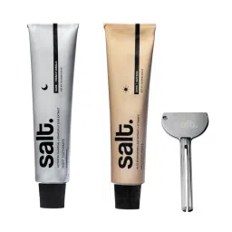 Salt. Oral Care Dawn Day & Dusk Night Toothpaste With A Squeezer Key image 1