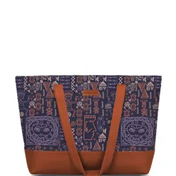 The Purple Tree Women Ethnic Motifs Printed Shopper Tote Bag-image-0