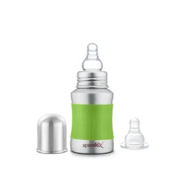 Speedex Green & Silver-Toned Single Stainless Steel Solid Water Bottle-picture-12