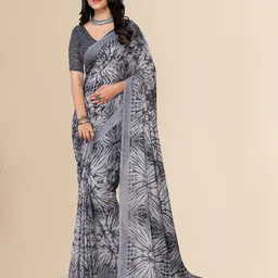 Moda Rapido Abstract Printed Saree image 1