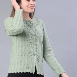 V-Mart Women Cardigan with Embroidered Detail image 3