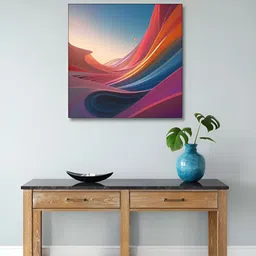 nestroots Blue & Pink Canvas Wall Art-picture-13
