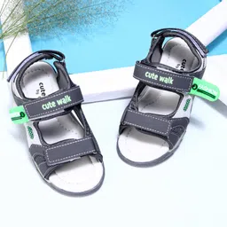 Cute Walk by Babyhug Sandals - Grey-picture-15