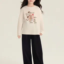 LULU & SKY Girls Graphic Printed Long Sleeve T-shirt image 4