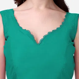 HERE&NOW Sweetheart Padded Silk Saree Blouse image 4