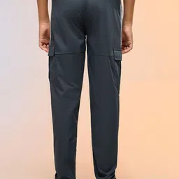 Technosport Boys Colour Blocked Straight Fit Cargo Track Pants With Ts Flexi image 4
