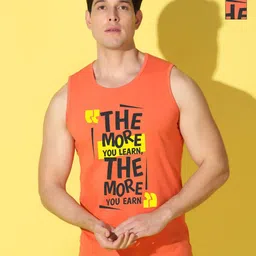 WOOSTRO Men Pack of 2 Typography Printed Round Neck Slim Fit Printed T-shirts-image-47