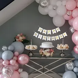 Special You 65-Pcs Pink Theme Birthday DecorationKit-picture-26